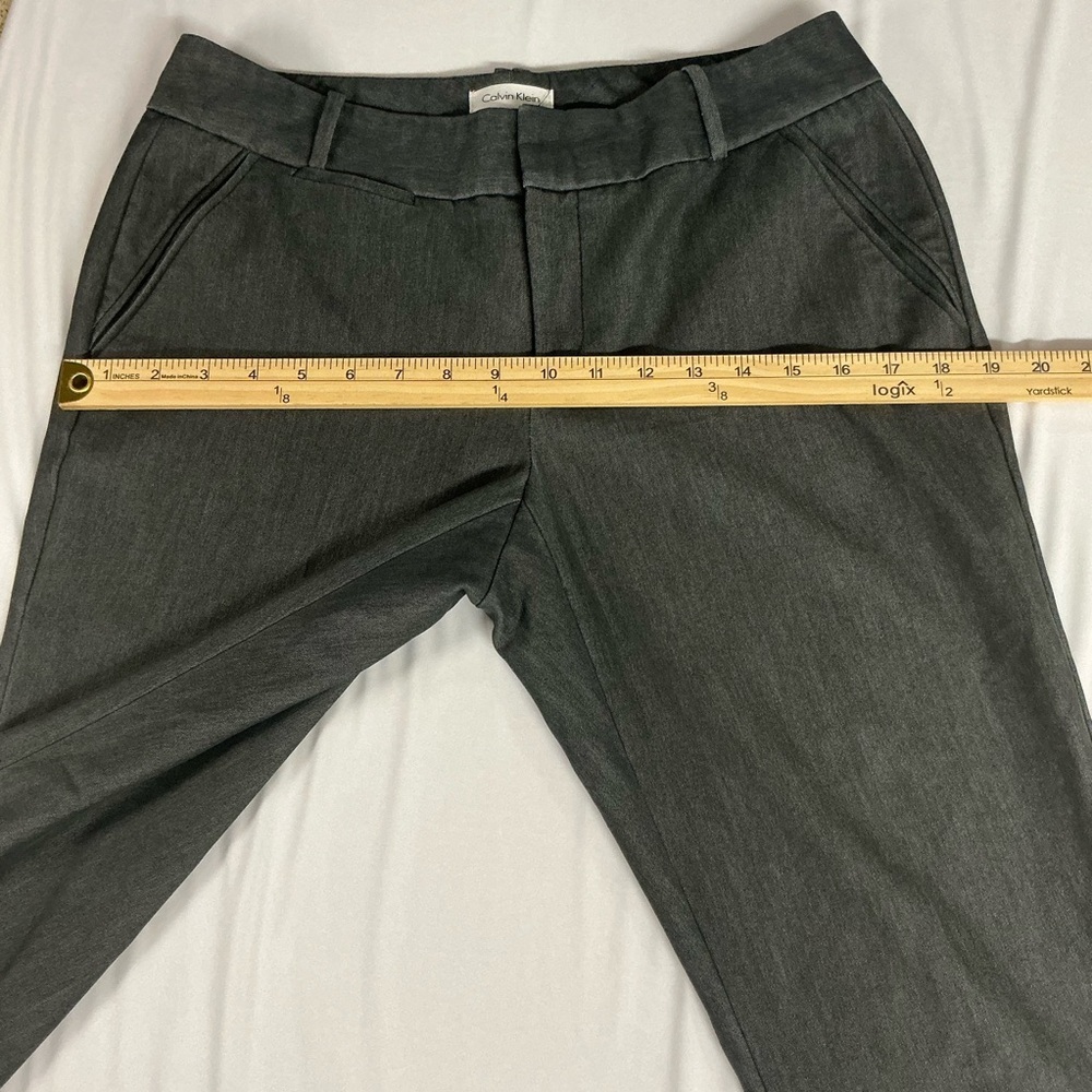 Calvin Klein Women's Gray Trousers - Picture 8 of 11